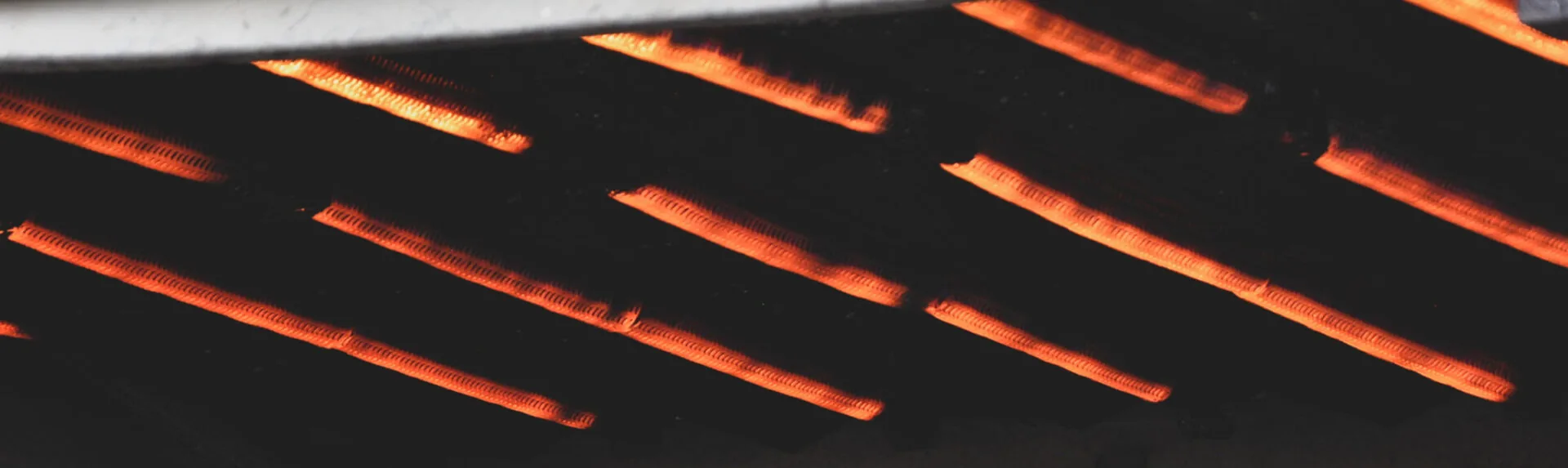 infrared asphalt repair machine close up