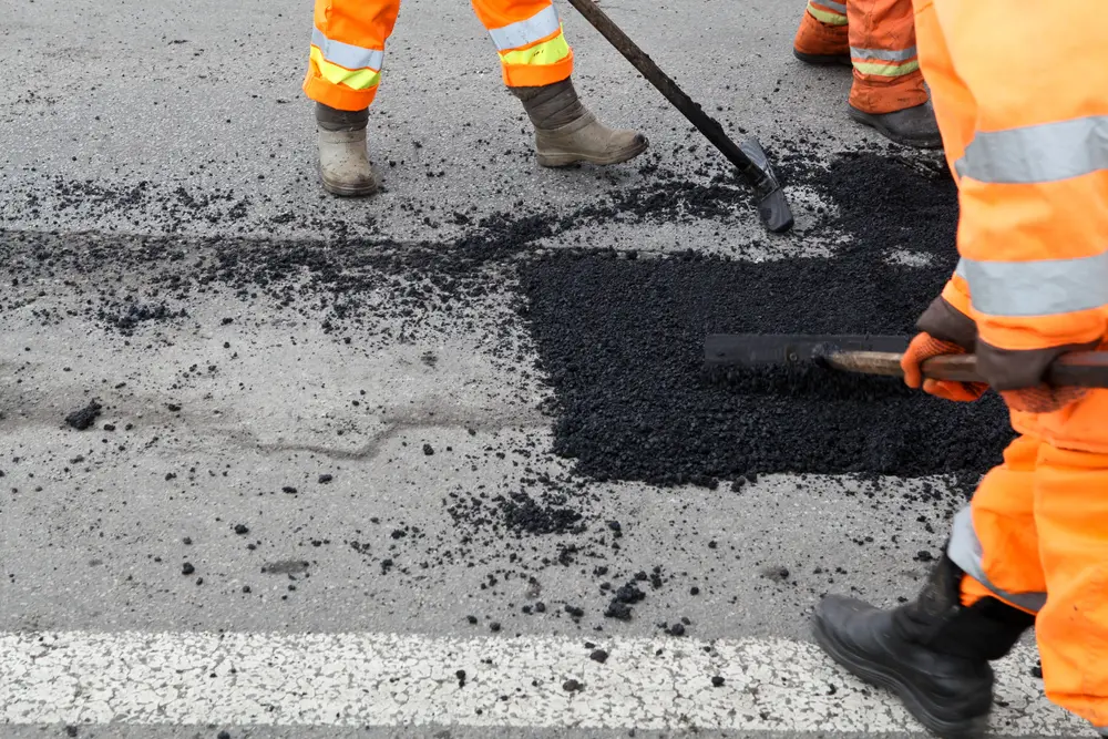 parking lot pothole repair