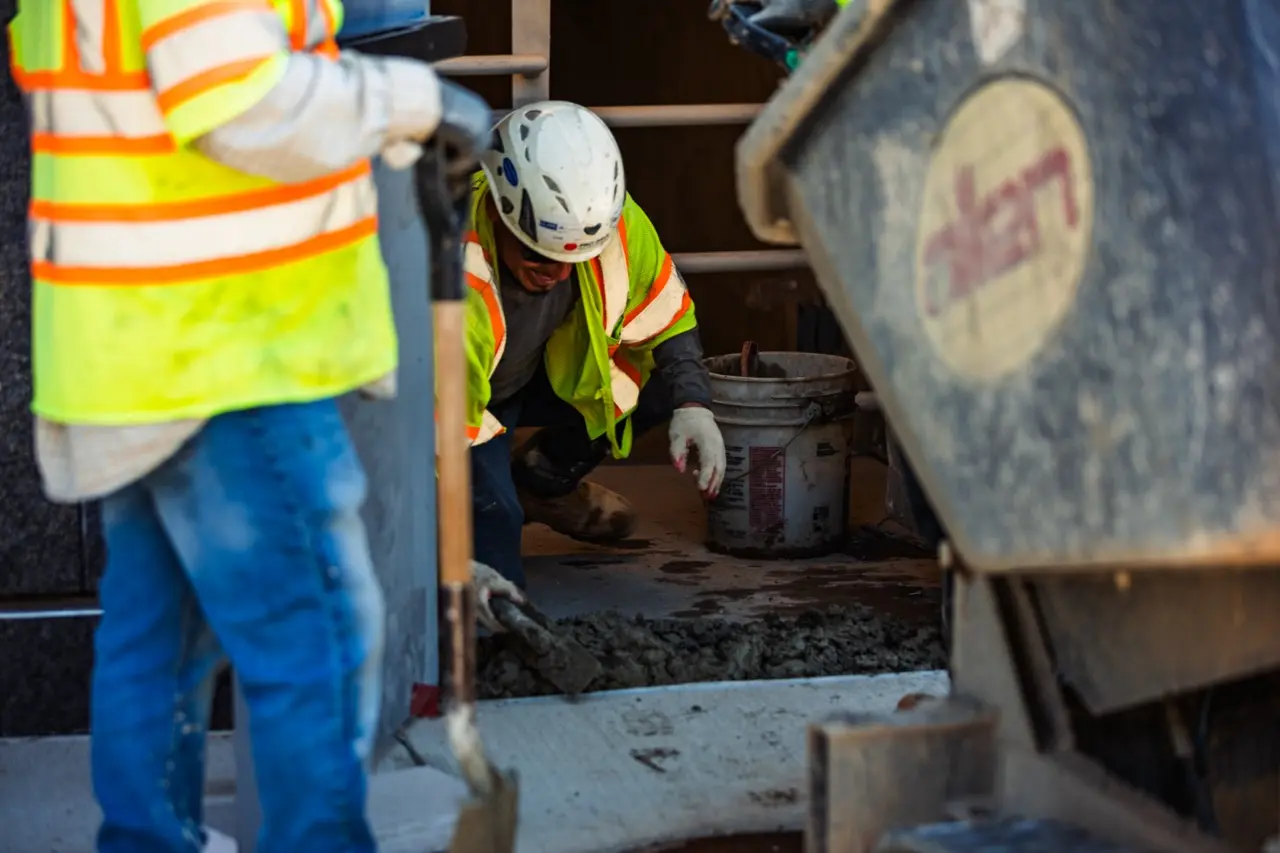 concrete finishing