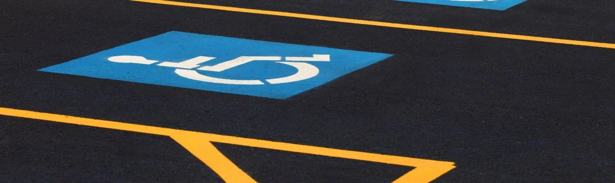 handicapped parking space