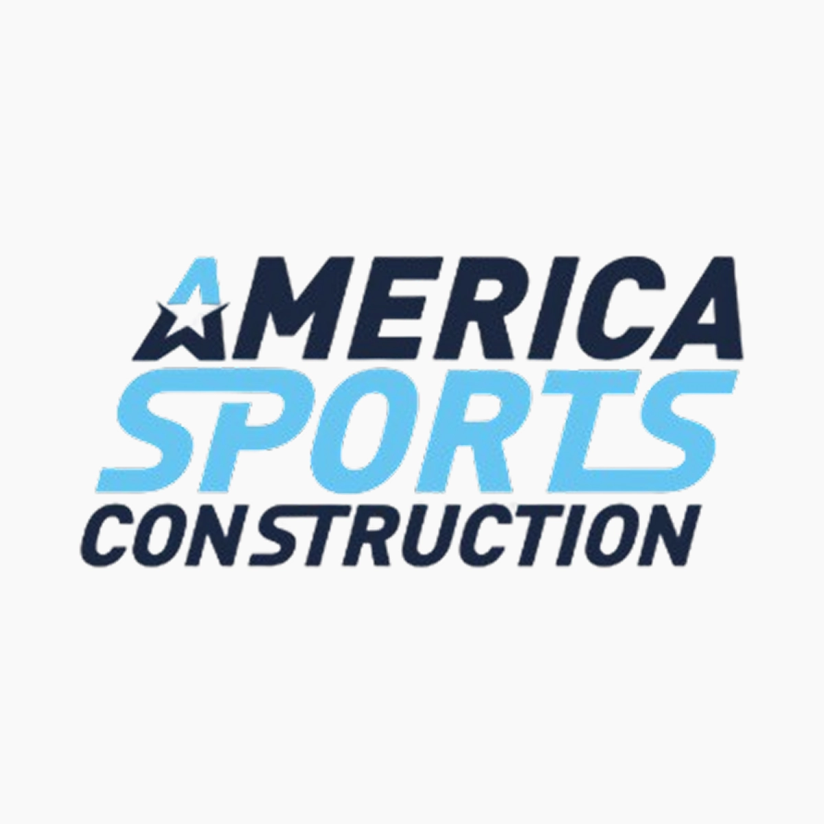 America Sports Construction Logo